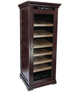 Remington ELECTRIC ELECTRONIC Humidor - Controls TEMPERATURE & HUMIDITY 26"W x 74.5"H x 26"D  Item# RMGTN (Up to 2000 Cigars)