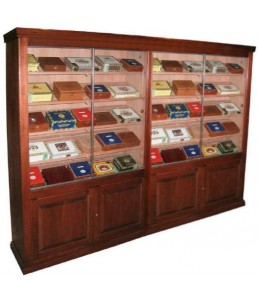 REGAL SUPREME with Raised Panel Doors Cigar Humidor 7' x 10' x 20 INCH DEEP -  MORE CIGARS