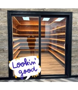 Walk-In Humidor - SOLID Shelves - Spanish Cedar Humidor Wooden Cigar Large Cabinets Custom Commercial   - Made entirely with Real Spanish Cedar