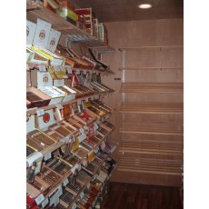 Walk-In Humidor - SLOTTED SHELVES  - Made entirely with Real Spanish Cedar - Do it yourself